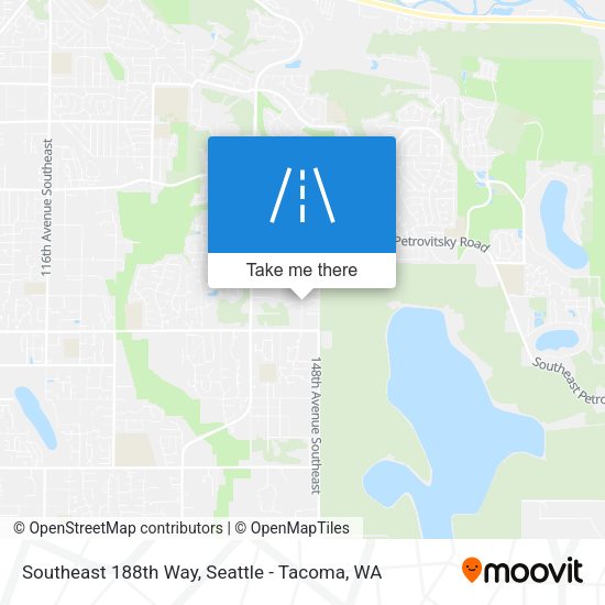 Southeast 188th Way map