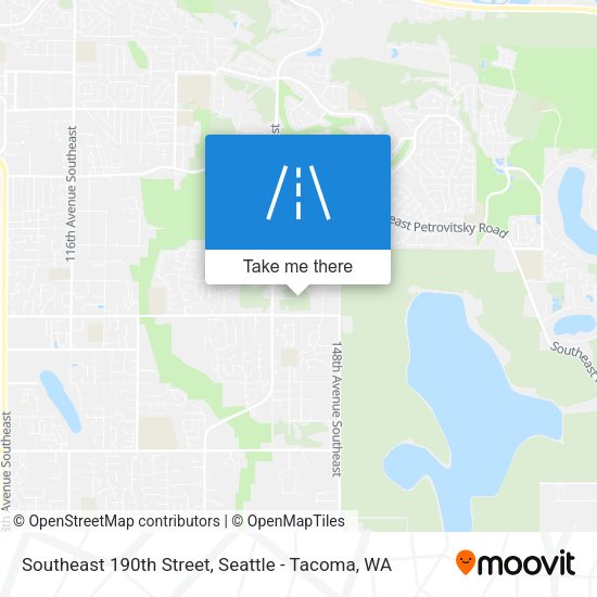 Mapa de Southeast 190th Street