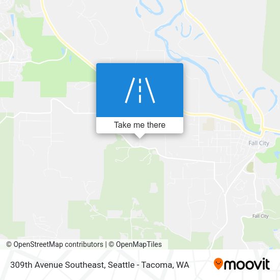 Mapa de 309th Avenue Southeast