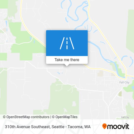 310th Avenue Southeast map
