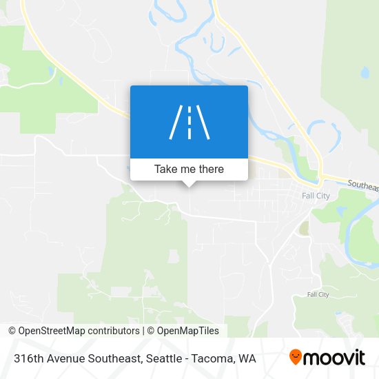 Mapa de 316th Avenue Southeast