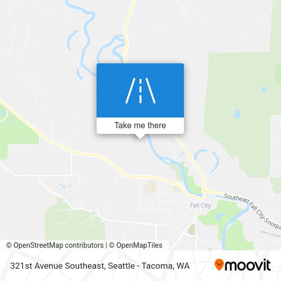 321st Avenue Southeast map