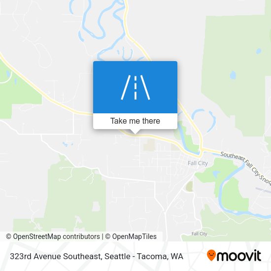 Mapa de 323rd Avenue Southeast