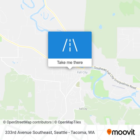 333rd Avenue Southeast map
