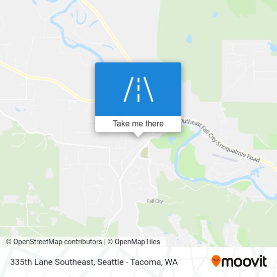 335th Lane Southeast map