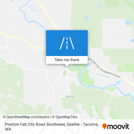 Mapa de Preston Fall City Road Southeast