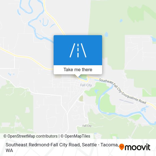 Southeast Redmond-Fall City Road map