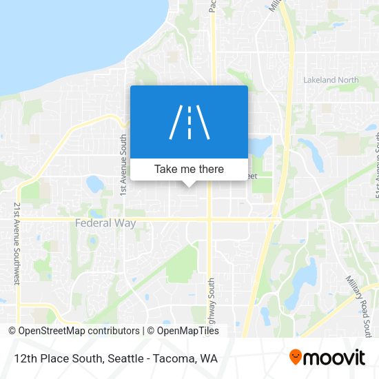 Mapa de 12th Place South
