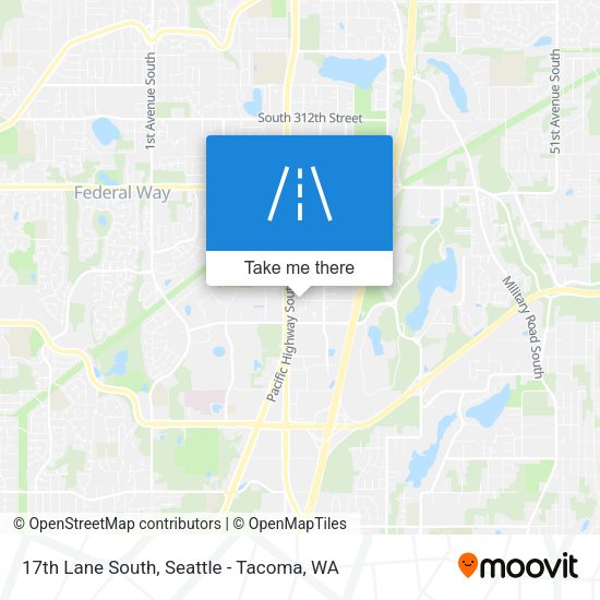 17th Lane South map