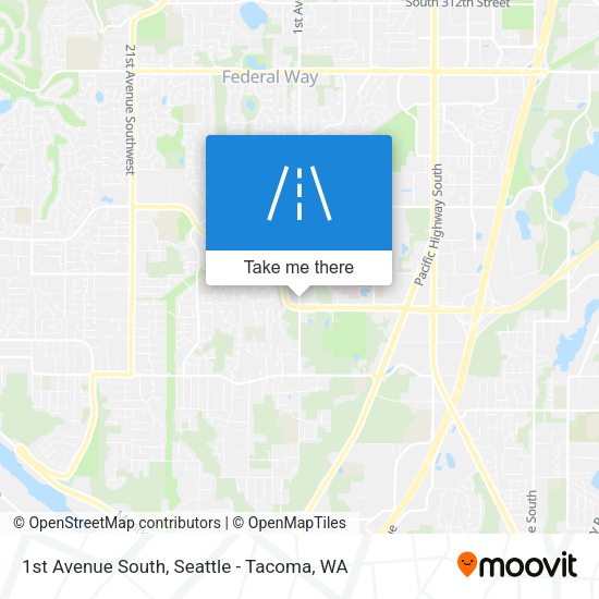1st Avenue South map
