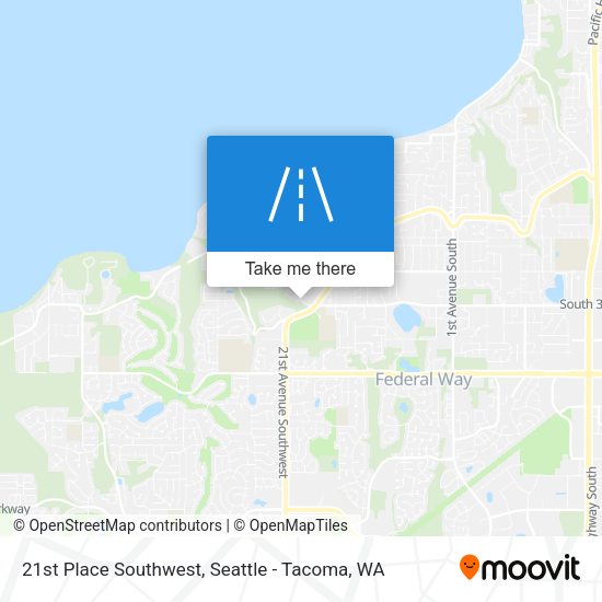 21st Place Southwest map