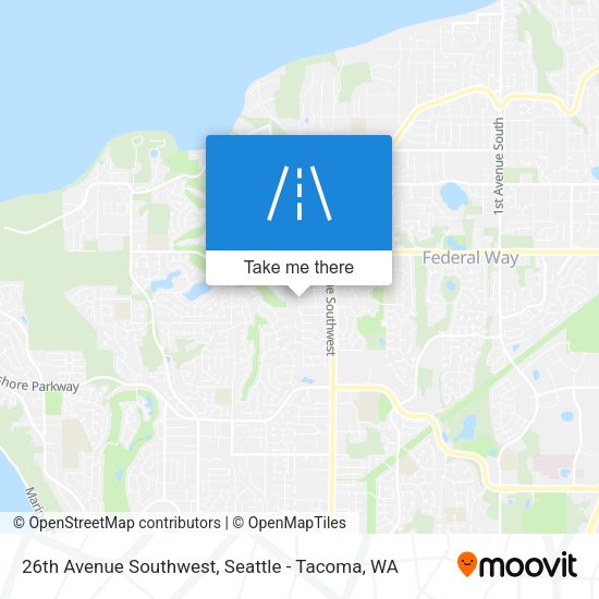 Mapa de 26th Avenue Southwest