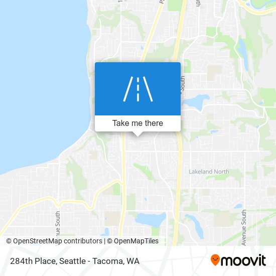 Mapa de 284th Place