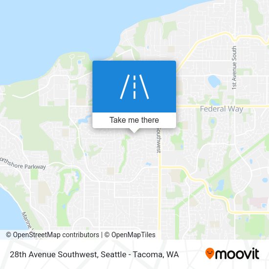Mapa de 28th Avenue Southwest