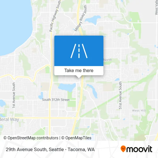 29th Avenue South map