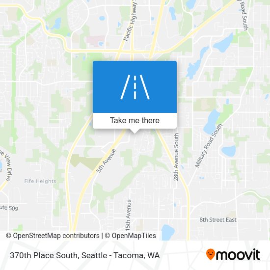 Mapa de 370th Place South