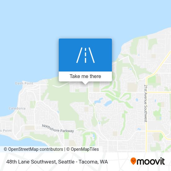 Mapa de 48th Lane Southwest