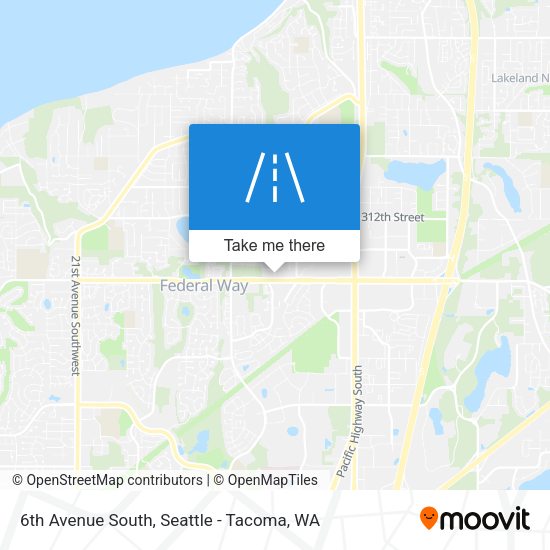 Mapa de 6th Avenue South