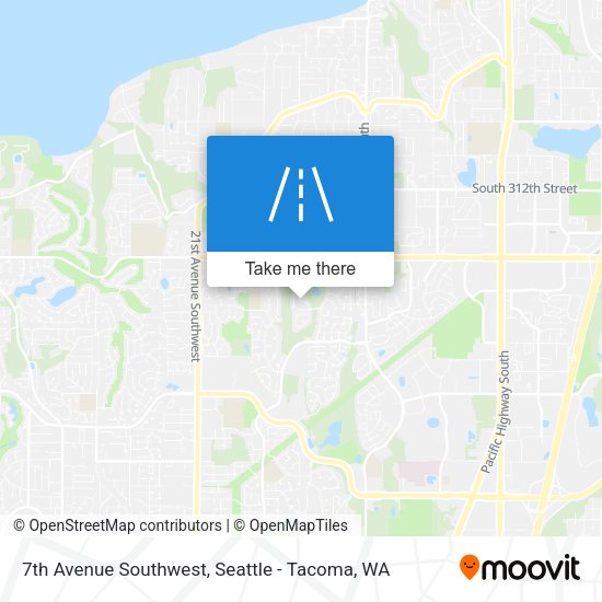 Mapa de 7th Avenue Southwest