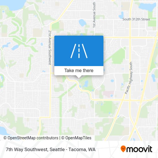 Mapa de 7th Way Southwest