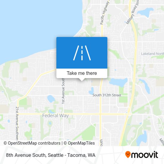 8th Avenue South map