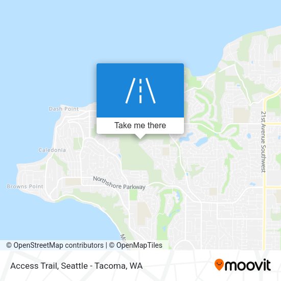 Access Trail map
