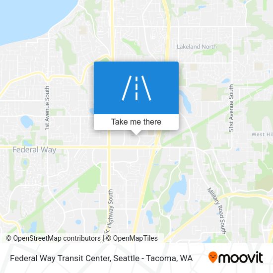 Mapa de Federal Way Transit Center