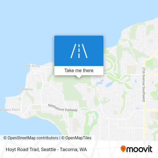 Hoyt Road Trail map