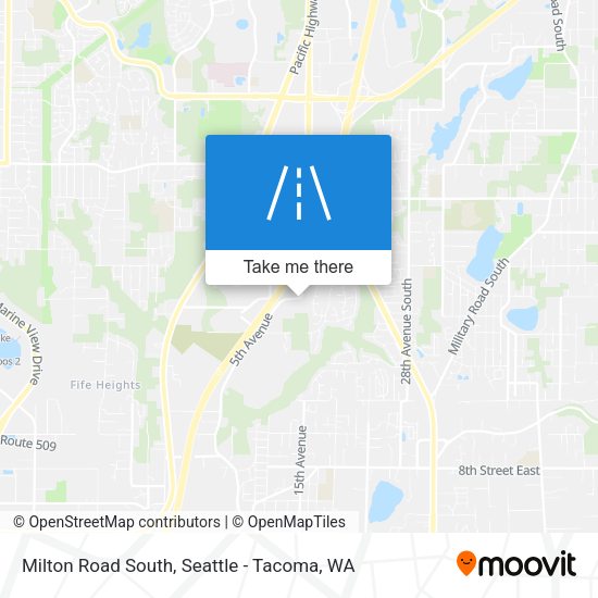 Milton Road South map