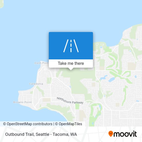 Outbound Trail map