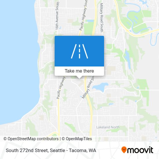 South 272nd Street map