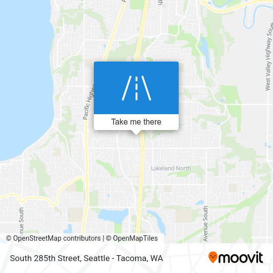 Mapa de South 285th Street