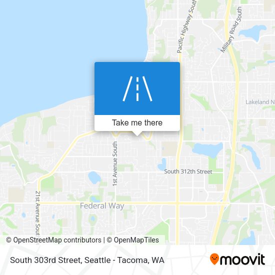 Mapa de South 303rd Street