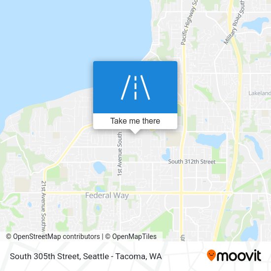Mapa de South 305th Street