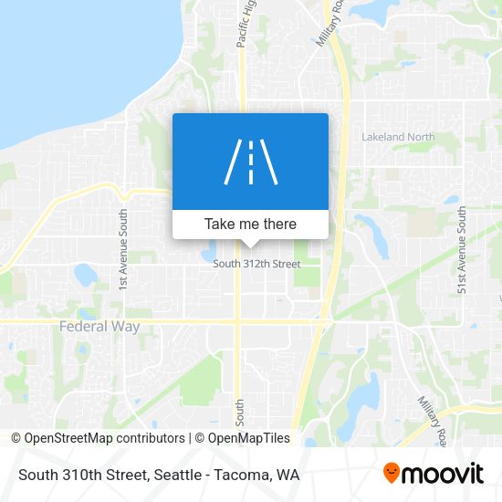 Mapa de South 310th Street