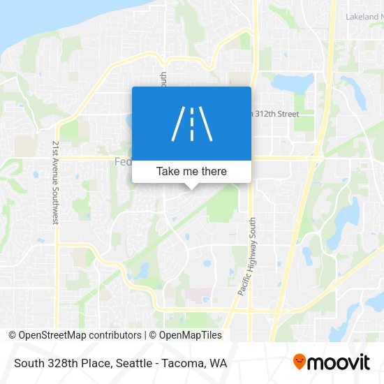 Mapa de South 328th Place