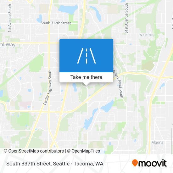 Mapa de South 337th Street