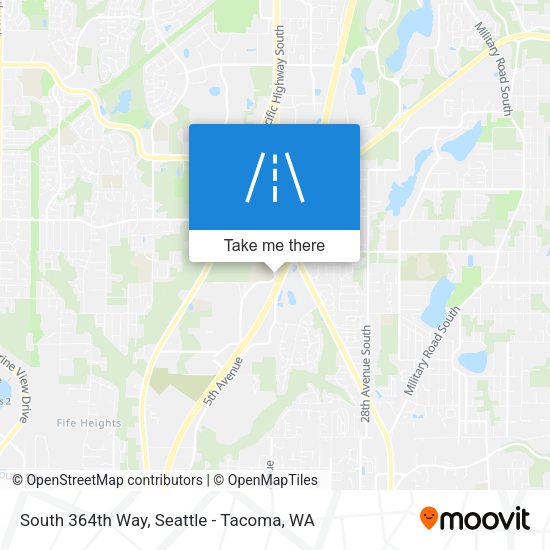 Mapa de South 364th Way