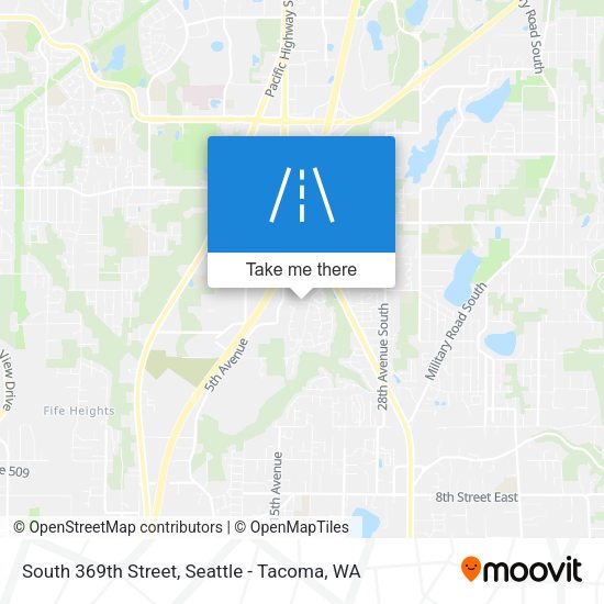 Mapa de South 369th Street