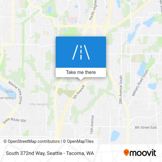 Mapa de South 372nd Way
