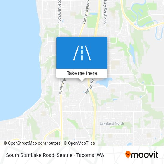 Mapa de South Star Lake Road