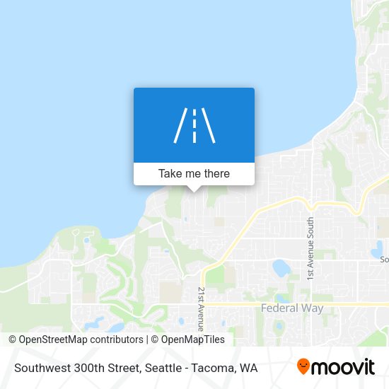 Mapa de Southwest 300th Street