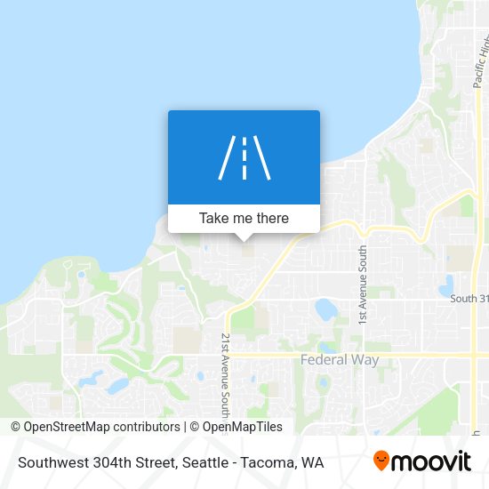 Mapa de Southwest 304th Street