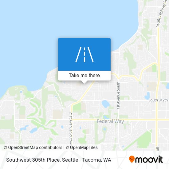 Mapa de Southwest 305th Place