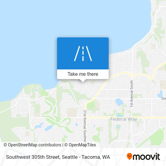 Mapa de Southwest 305th Street