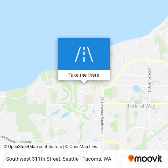 Southwest 311th Street map