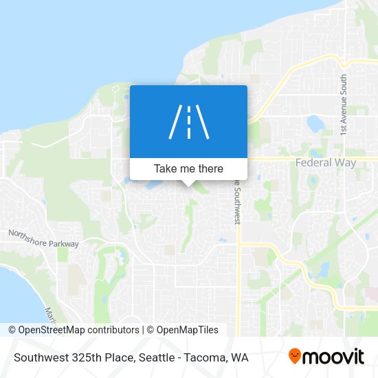 Mapa de Southwest 325th Place
