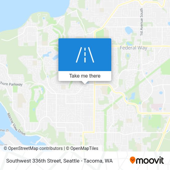Mapa de Southwest 336th Street