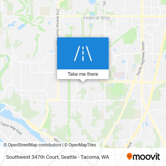 Mapa de Southwest 347th Court