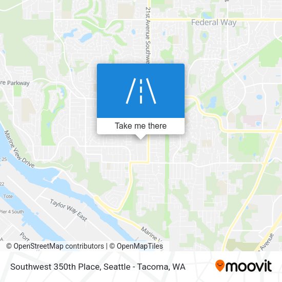 Mapa de Southwest 350th Place